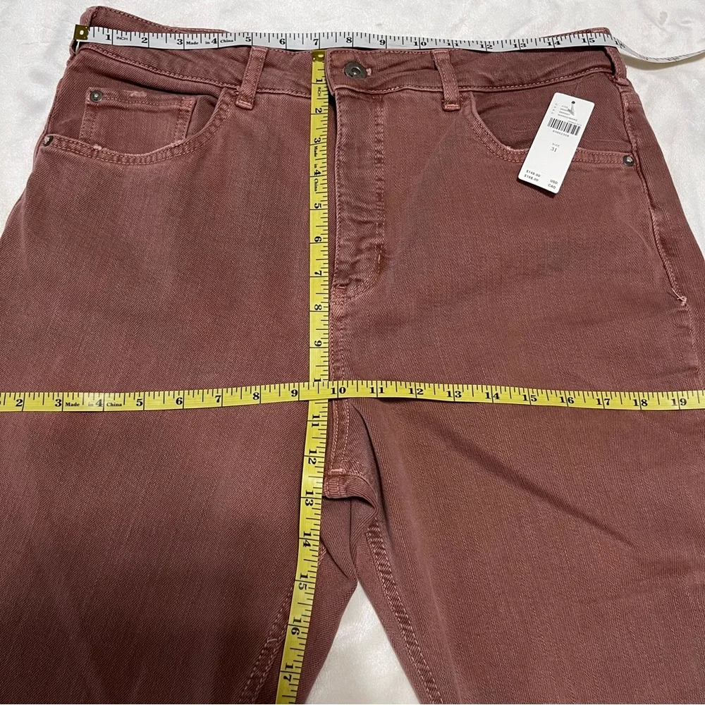 Anthropologie NWT Pilcro The Vintage Straight Jeans Size 31 High Rise, $148 - Picture 14 of 16